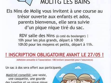 COURSE AU TRÉSOR