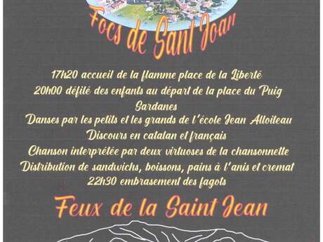 FLAMA DEL CANIGO : FOCS DE SANT JOAN