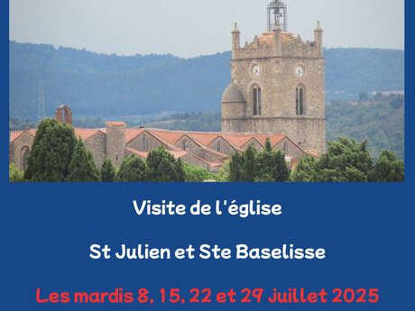 VISITE DE L'ÉGLISE SAINT-JULIEN-ET-SAINTE-BASELISSE