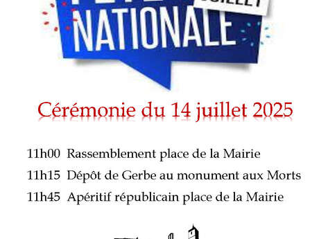 CÉRÉMONIE DU 14 JUILLET