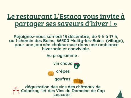 REPAS D'HIVER AU RESTAURANT L'ESTACA