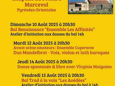 FESTIVAL DE MUSIQUE ET DANSE ANCIENNE, TRADITIONNELLE & STAGE