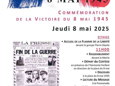 CÉRÉMONIE DU 8 MAI 1945