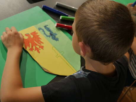 Atelier 6-12 ans "Blason du chevalier sylvestre" par le Manoir de la Cour
