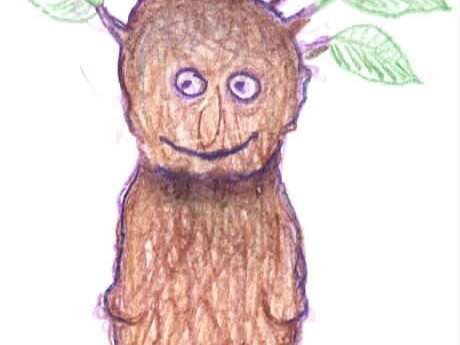 Atelier enfant "Portrait de trognes" avec l'association La Venture