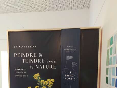 EXPOSITION "PEINDRE ET TEINDRE AVEC LA NATURE" PAR LA MAISON DES LIBELLULES (85)