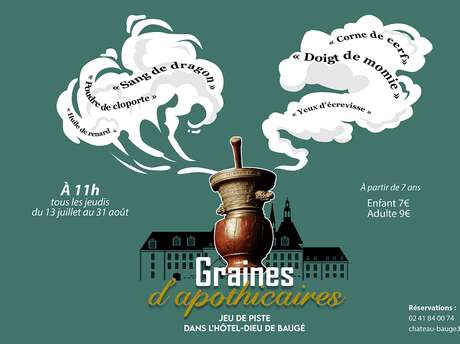 ANIMATION "GRAINES D'APOTHICAIRES" À BAUGÉ