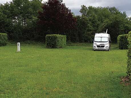 Aire camping-car park de La Bruère sur Loir