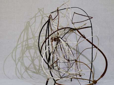 Exposition "Sculptures branchées, au bois des Trognes " Dominique Mansion