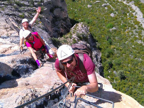 Via ferrata de Rouanne - Eric Fossard Via ferrata de Rouanne - Eric Fossard