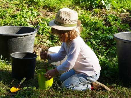 "Les mains dans la terre", apprentissage du jardinage, en famille "Les mains dans la terre", apprentissage du jardinage, en famille