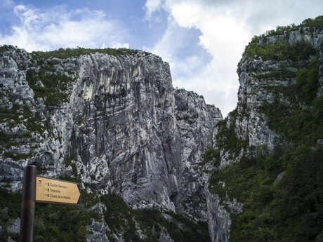 Couloir Samson - Sentier du Lézard Couloir Samson - Sentier du Lézard