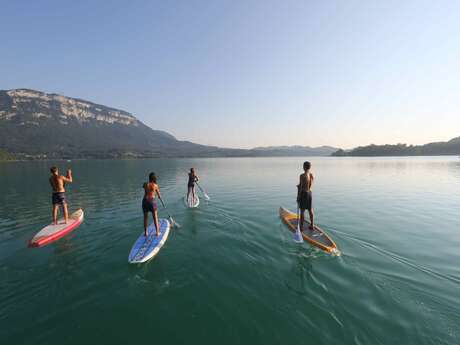 Lac d'Aiguebelette paddle boarding Lac d'Aiguebelette paddle boarding