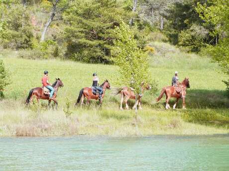 Daytime Visit of the Gorges on horseback and canoeing Daytime Visit of the Gorges on horseback and canoeing