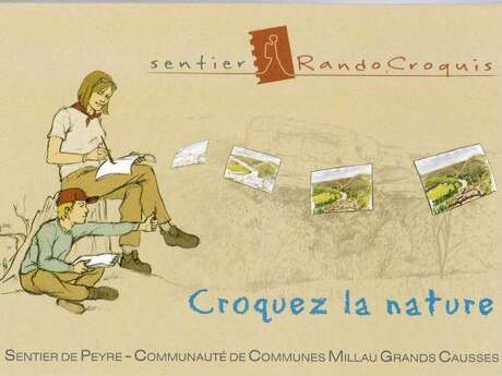 Rando croquis à Peyre Rando croquis à Peyre