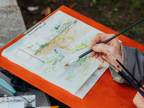 Atelier de peinture impressionniste sur le Hameau Fournaise