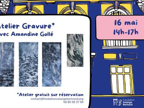 Atelier - Gravure avec Amandine Gollé