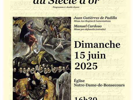 Concert - Polyphonies vocales au Siècle d'or - La Chapelle de Bonsecours