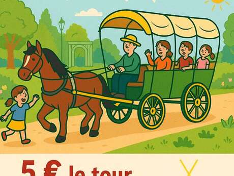 Tour de la pépinière en calèche