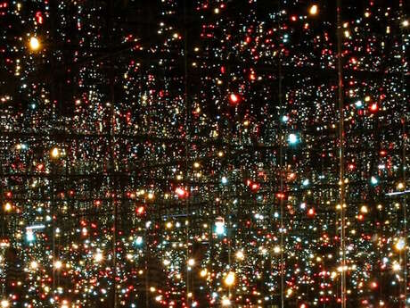Visite guidée - Une heure une œuvre - Infinity mirrors room and fireflies on water - Yayoï Kusama