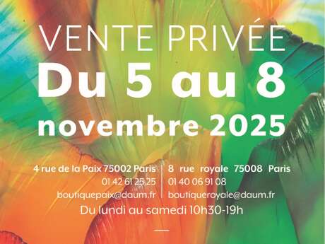 Vente Privée - Boutique Daum Stanislas