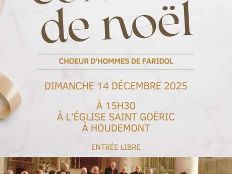 Concert de Noël - Chœur d'Hommes de Faridol