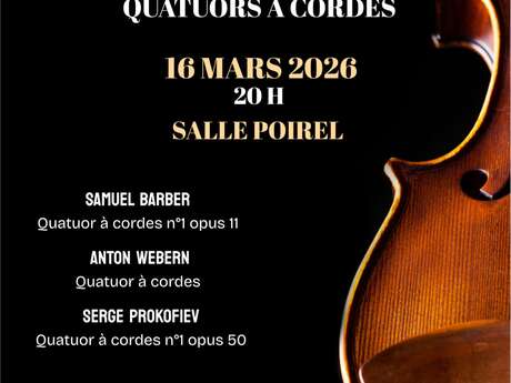 Concert - Le XXe Siècle sur Quatre Cordes