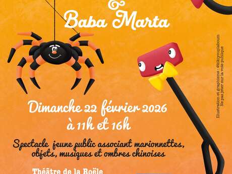 Spectacles de marionnettes - Baba Marta - Anète et Aspipi