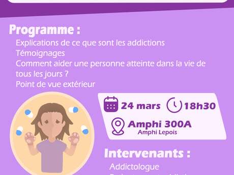 Conférence - De l’habitude à la Dépendance - Comment faire face aux Addictions ?