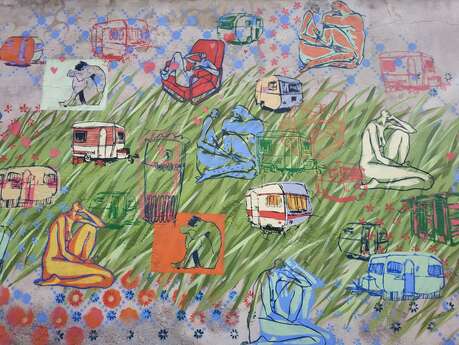 STREET ART - FRESQUE DE FRANC VOLO