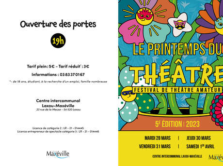 FESTIVAL LE PRINTEMPS DU THÉÂTRE 2023 - CIE INCOGNITO