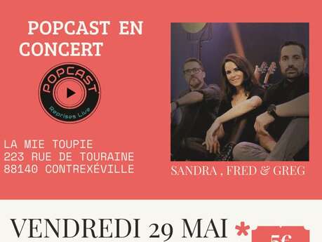 Vendredi de la Toupie : Concert Popcast