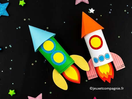 Cap sur Mars ! Atelier "fusée en papier"