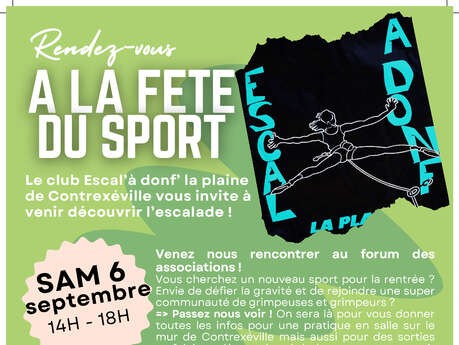 Fête du Sport : découverte de l'escalade