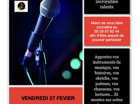 Scène ouverte - La Toupie a des Incroyables Talents!