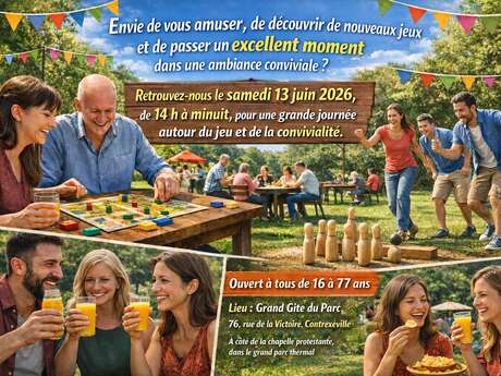 Journée autour du jeu et de la convivialité