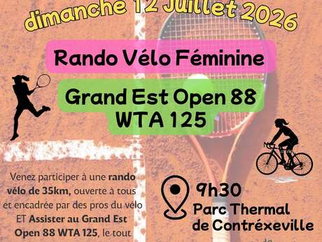 Randonnée féminine à vélo