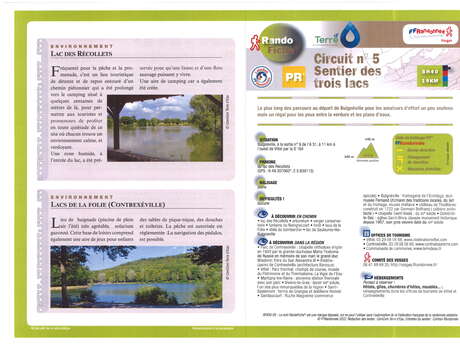 circuit pédestre 05 sentier des 3 lacs - 19 km