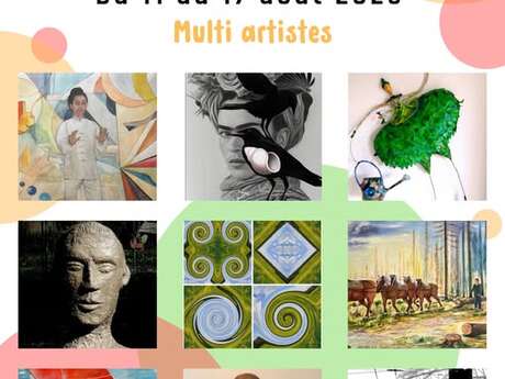 Expositions d'été multi artistes