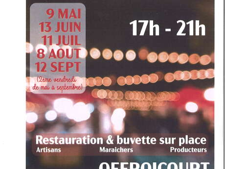 Marché semi-nocturne
