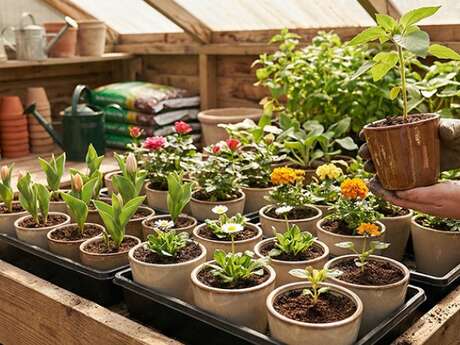 Vente de plants de légumes et de fleurs