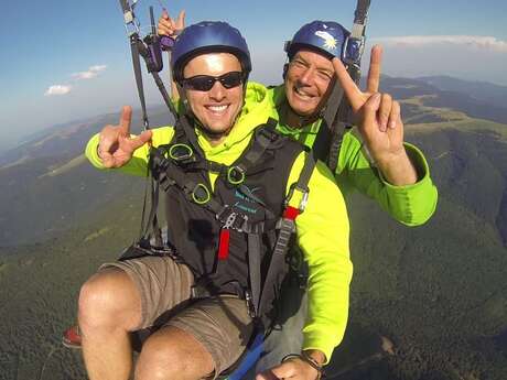 Bol d'air - paragliding in la bresse
