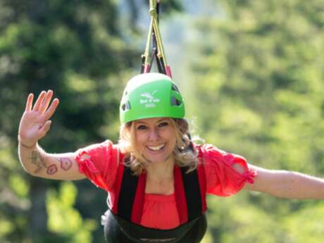 Tyrolienne "fantasticable" à La Bresse - Bol d'air
