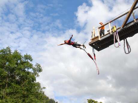 Bungee jump in la bresse