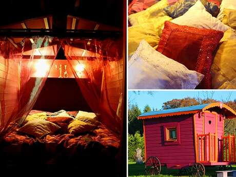 LA ROULOTTE, NUIT BOHEME - LA FERME AVENTURE LA ROULOTTE, NUIT BOHEME - LA FERME AVENTURE