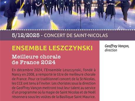 Concerts classiques Epinal - le concert de la Saint-Nicolas