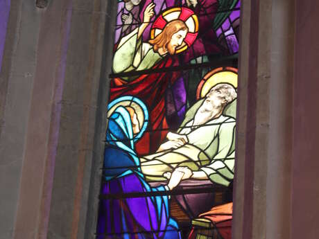 Buntglasfenster der Kirche Saint-Martin