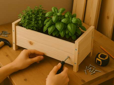Atelier : « Fabrication de votre jardinière en bois »