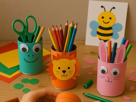 Atelier : « Les pots rigolos »