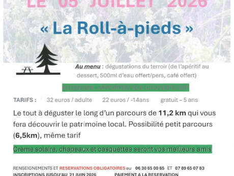 Marche gourmande "La Roll-à-pieds"